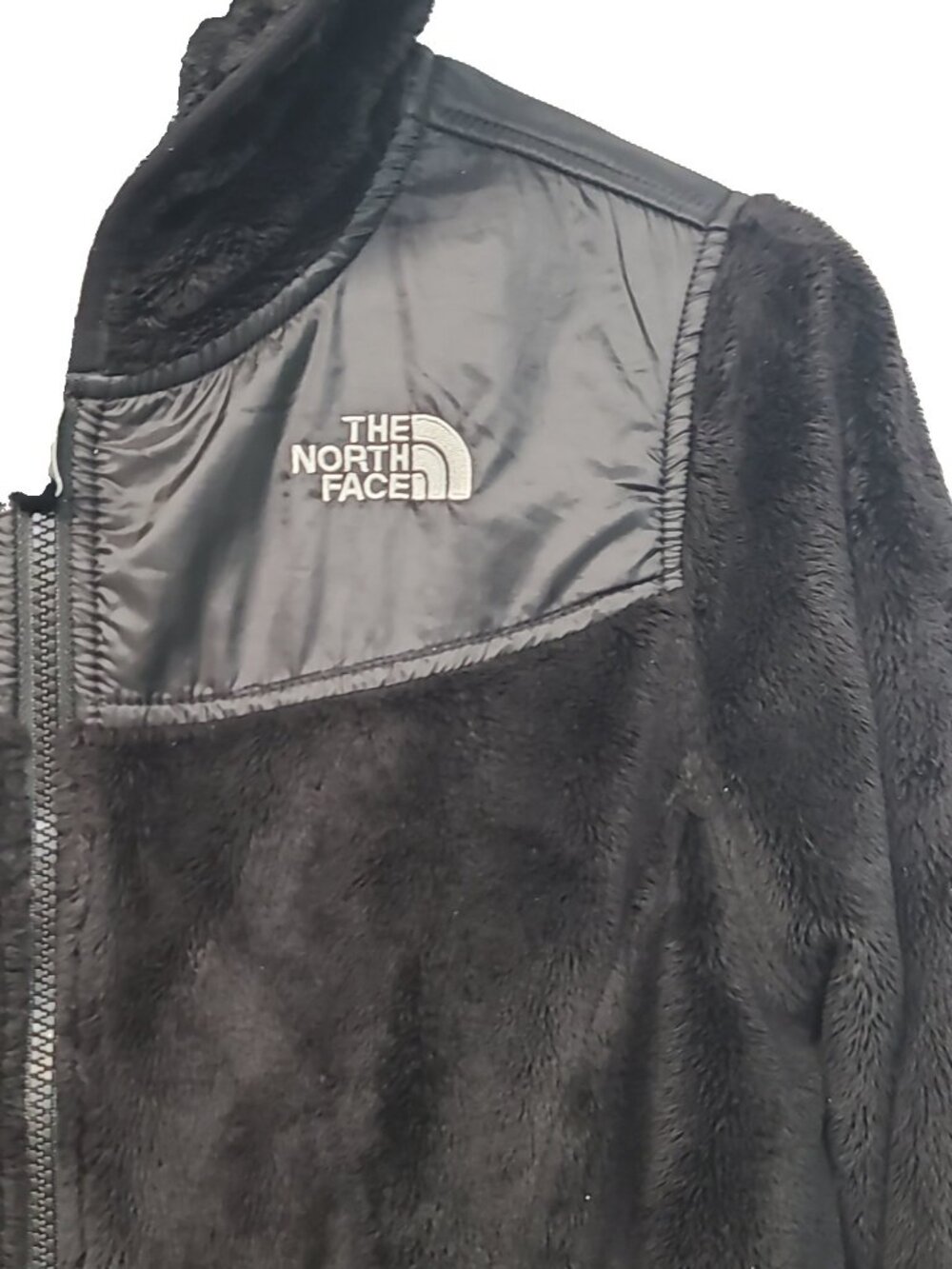 The North Face Girls' Oso Hoodie Full-Zip Fleece Jacket XL TNF Black - Picture 2 of 5